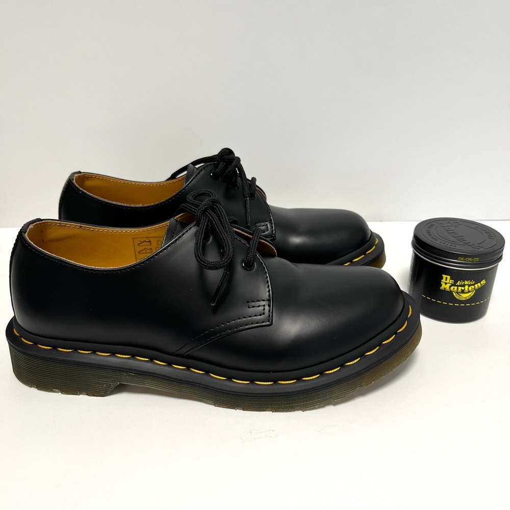 Dr. Martens 1461 Smooth Leather Oxford Shoes and Wonder Balsam - Picture 2 of 8